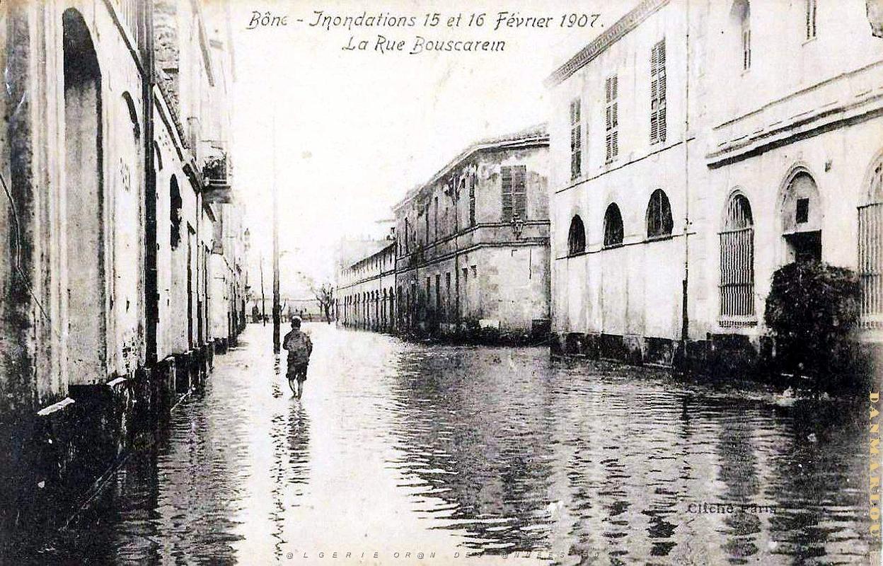 Bone - Rue Bouscaren - Inondations 1907.jpg